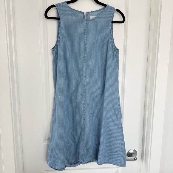 Thread + Supply Dresses & Skirts - THREAD + SUPPLY | Blue Sleeveless Dress with Pockets